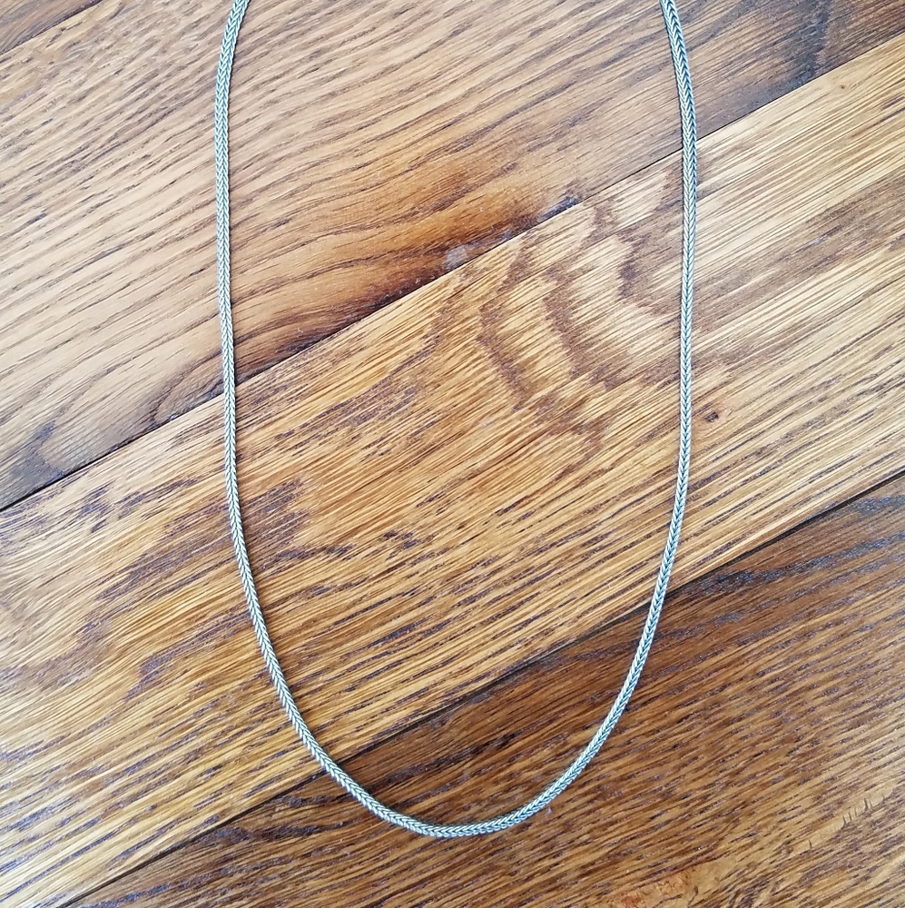 Silpada Sterling Silver Square Foxtail Chain